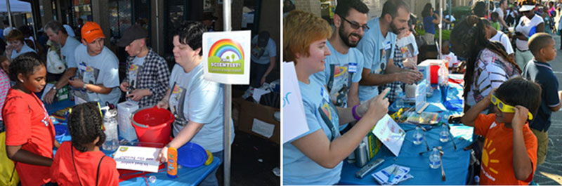 SPS Council student members share science with the public at the H. Street Festival