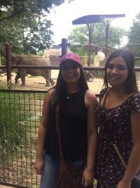 Sisters at the National Zoo!