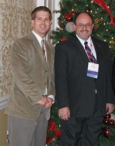 Sean Bentley with Professor Steve Watkins from MS&amp;T, at a conference in 2005
