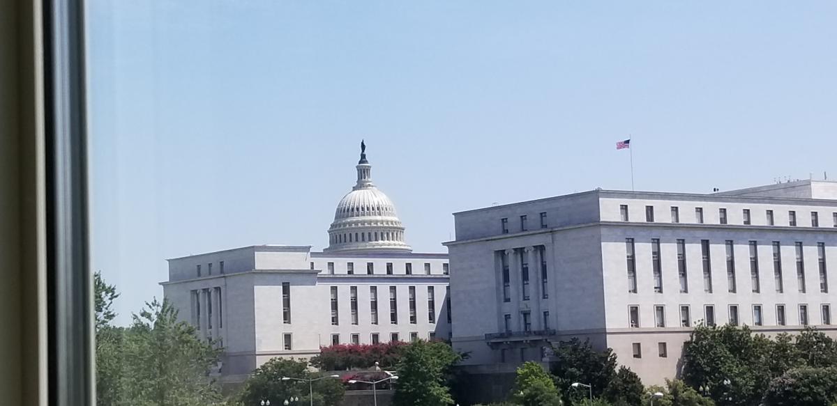 View of the U.S. Capitol Building from the Ford House Office Building