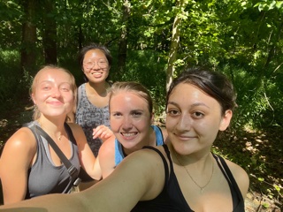 Our sweaty hike