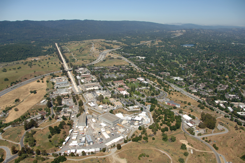 SLAC National Accelerator Laboratory is home to a two-mile linear accelerator—the longest in the world. Originally a particle physics research center, SLAC is now a multipurpose laboratory for astrophysics, photon science, accelerator, and particle physics research. Photo courtesy of SLAC National Accelerator Laboratory.