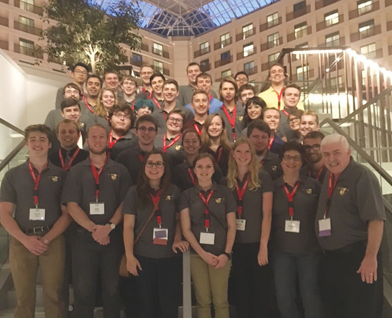  The Coe College 39 at PhysCon 2016. Photo courtesy of Steve Feller.