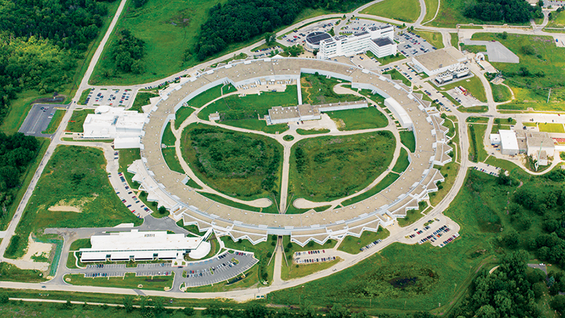 The Advanced Photon Source (APS) at Argonne National Laboratory (ANL). Photo courtesy of aps.anl.gov.
