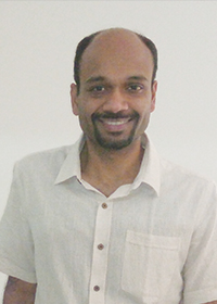 Computational physicist Rajesh Sathiyanarayanan. Photo by Uma Ramanathan.