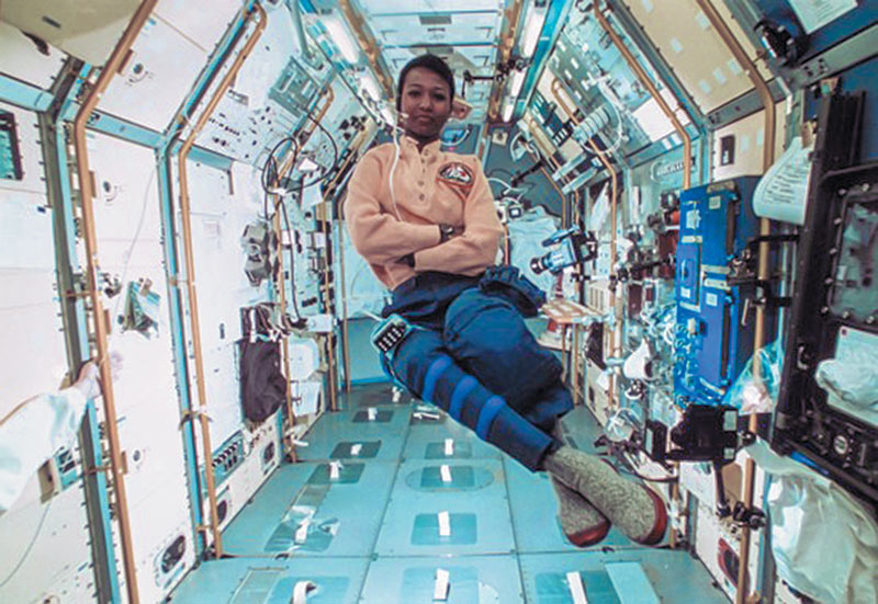 The first African American woman in space, Dr. Mae C. Jemison. Photo courtesy of The Museum of Fine Arts, Houston.