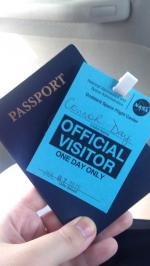NASA visitor pass