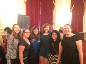 SPS Interns with Astronaut Cady Coleman 