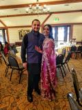 Aman and I before the reception