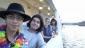 Tori, Lexxi, Zak, and me in the Odyssey cruise...