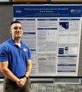 Presenting my poster at the 2018 summer intern session