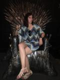 Doctor Death sits upon the Iron Throne as the ruler of the Seven Kingdoms.
