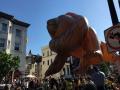 A giant lion balloon, because lions live in prides! (See what they did there?)